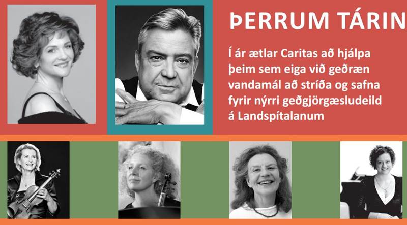 Caritas tónleikar til styrktar geðgjörgæsludeild Landspítala