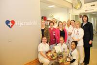 Viðurkenning fyrir þátttöku í Lífshlaupinu 2014 afhent - Hjartagalhopparar á 14 E/G hjartadeild